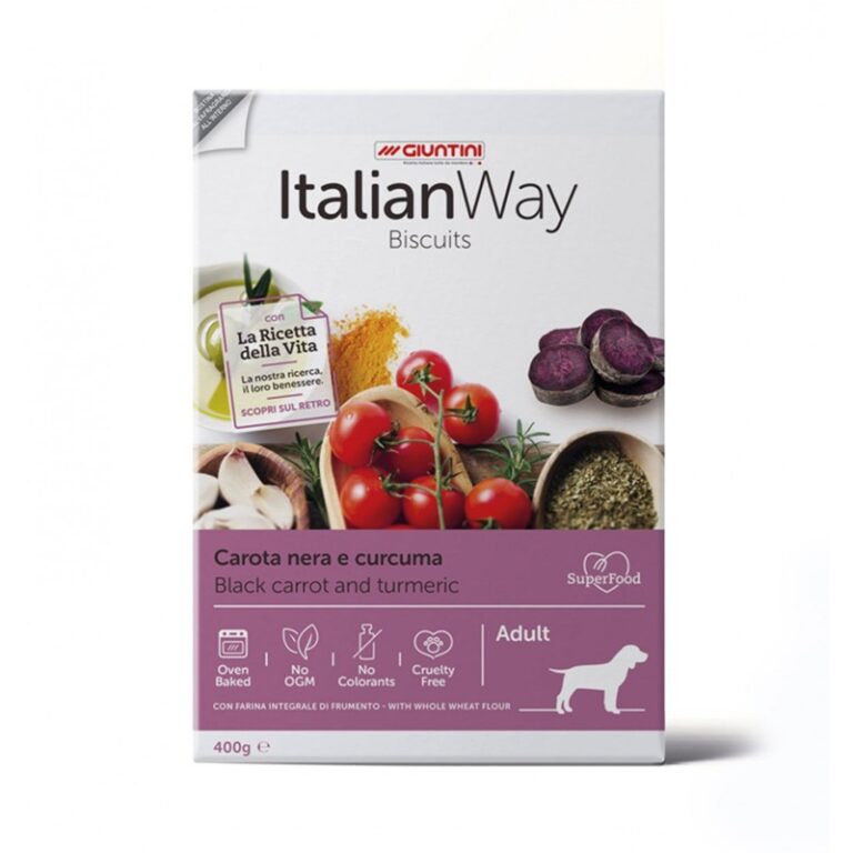 ITALIAN WAY BISCOTTI CAROTE E CURCUMA 400 GR