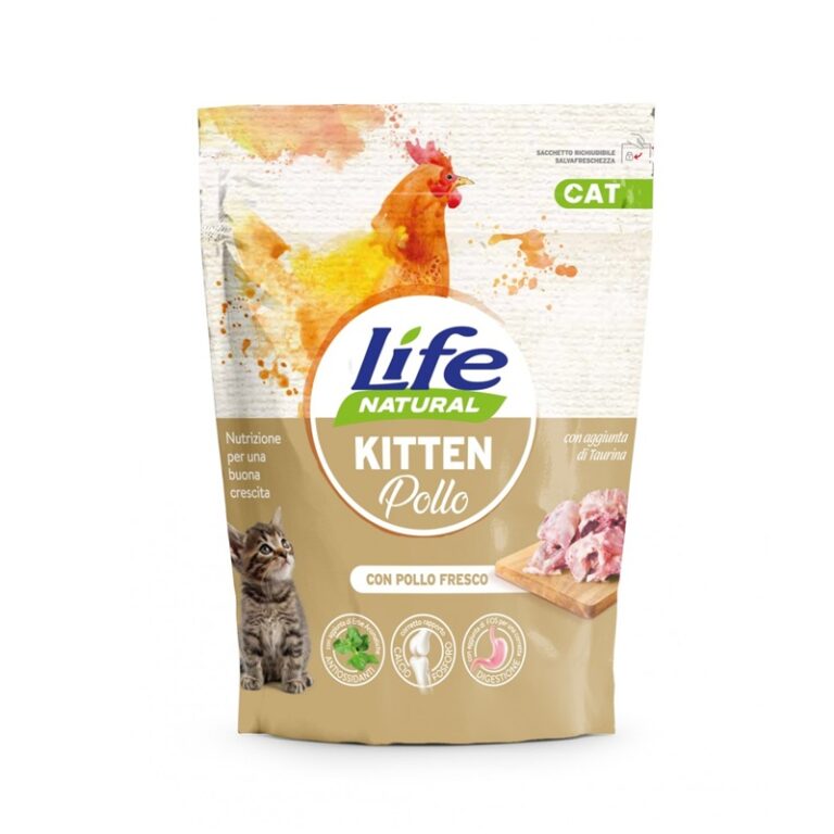LIFE CAT SECCO KITTEN POLLO 800 GR