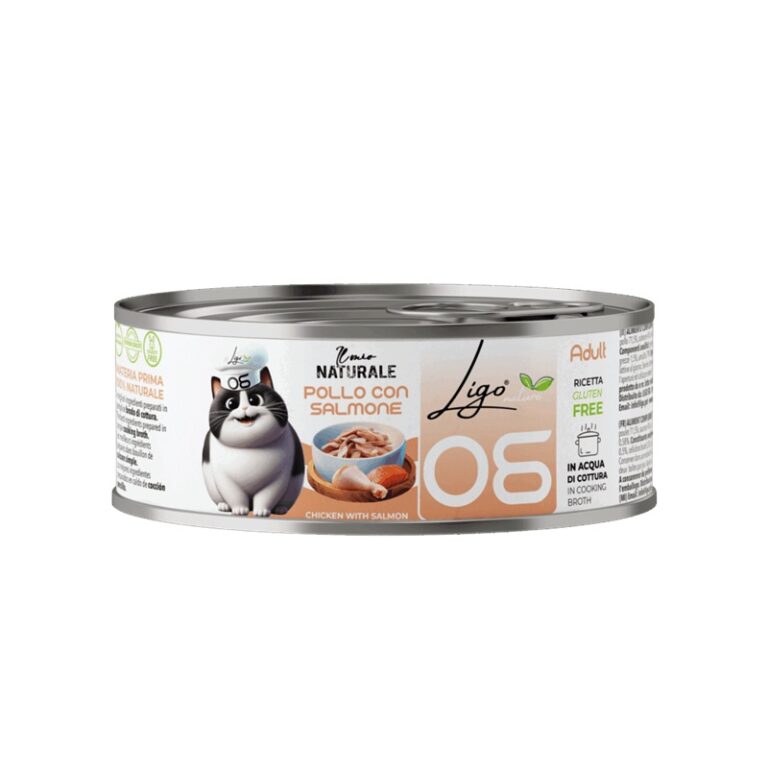 LIGO NATURALE N06 POLLO CON SALMONE 85 GR
