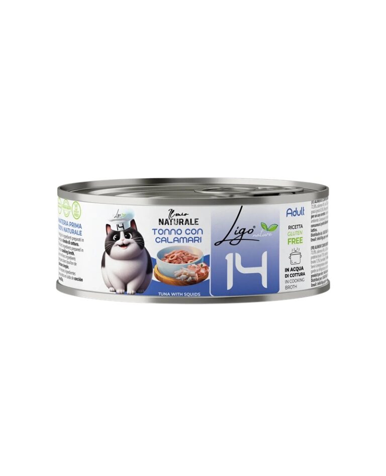 LIGO NATURALE N14 TONNO CON CALAMARI 85 GR