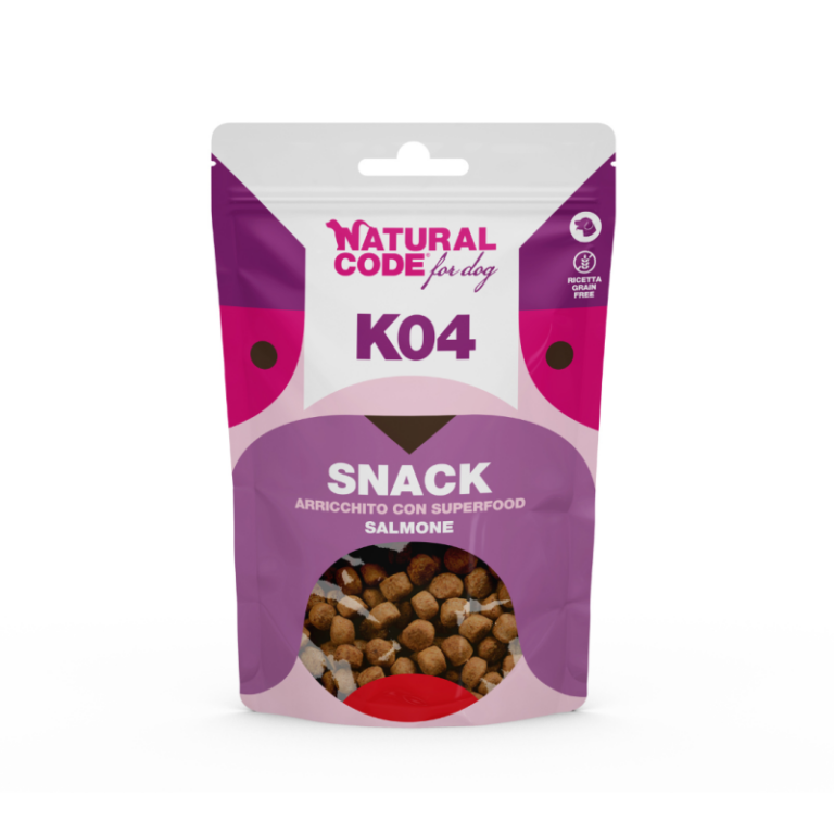 NATURAL CODE SNACK SALMONE 120 GR