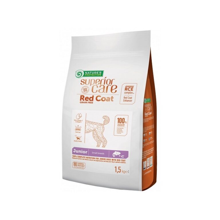 NATURE'S PROTECTION RED COAT JUNIOR SMALL SALMONE 1,5 KG