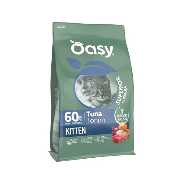 OASY GATTO KITTEN TONNO 1,5 KG