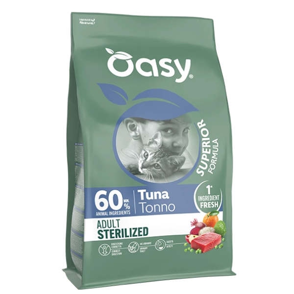 OASY GATTO STERILISED TONNO 300 GR