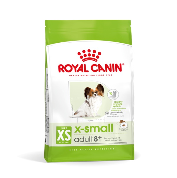 ROYAL CANIN X-SMALL ADULT 8+ 500 GR
