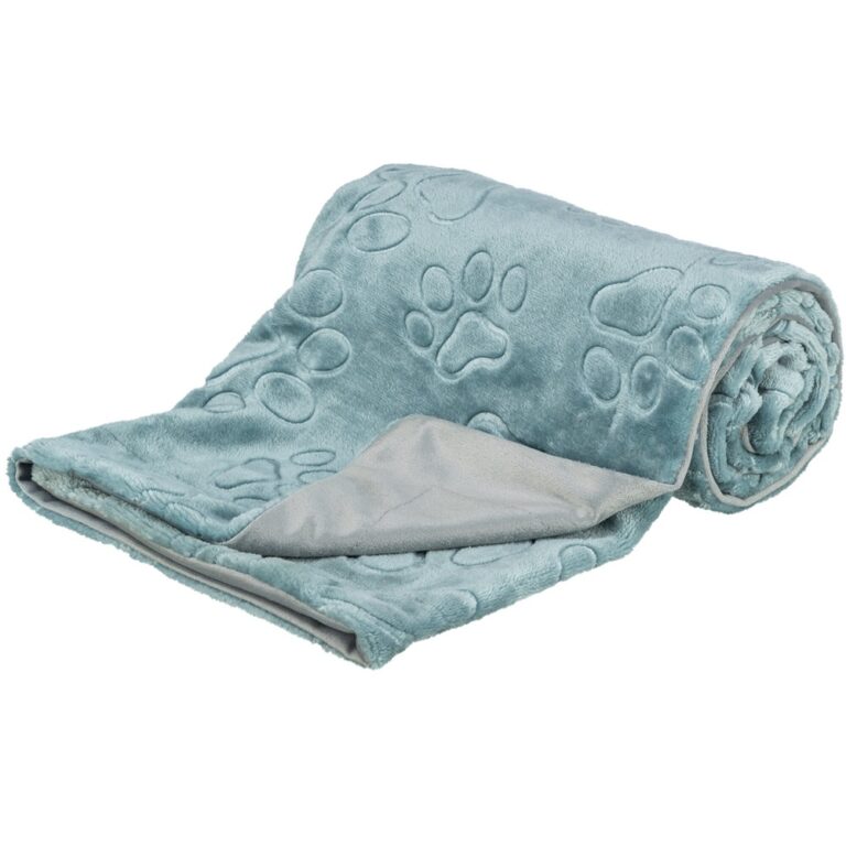 TRIXIE COPERTA BARRY BLU GRIGIO