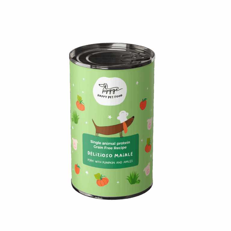 HYGGE UMIDO MONOPROTEICO MAIALE CON ZUCCA E MELE 400 GR