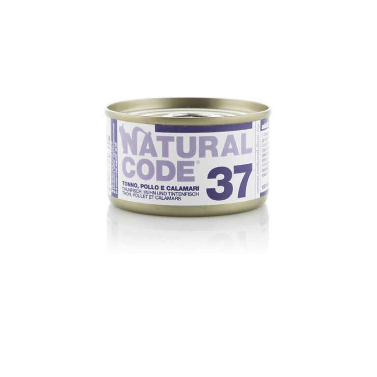 NATURAL CODE GATTO 37 TONNO POLLO E CALAMARI 85 GR