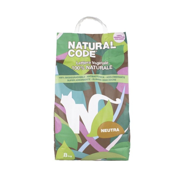 NATURAL CODE LETTIERA VEGETALE NEUTRA 8 KG